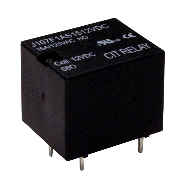 J107F1AS1512VDC.45 CIT Relay and Switch  Relè di potenza oltre 2 Ampere
